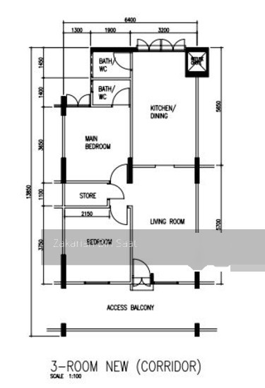 Blk 107 Bedok North Road (Bedok), HDB 3 Rooms #152124592
